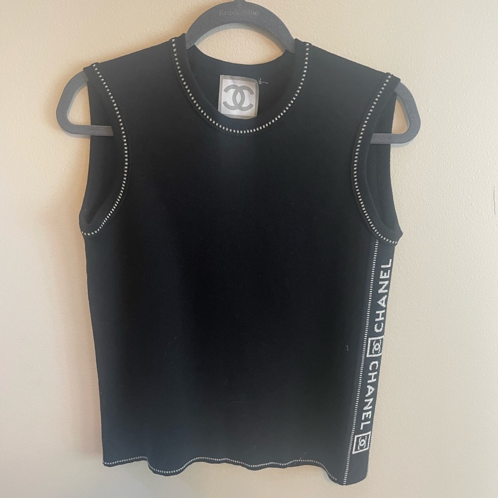 Authentic vintage Chanel wool vest